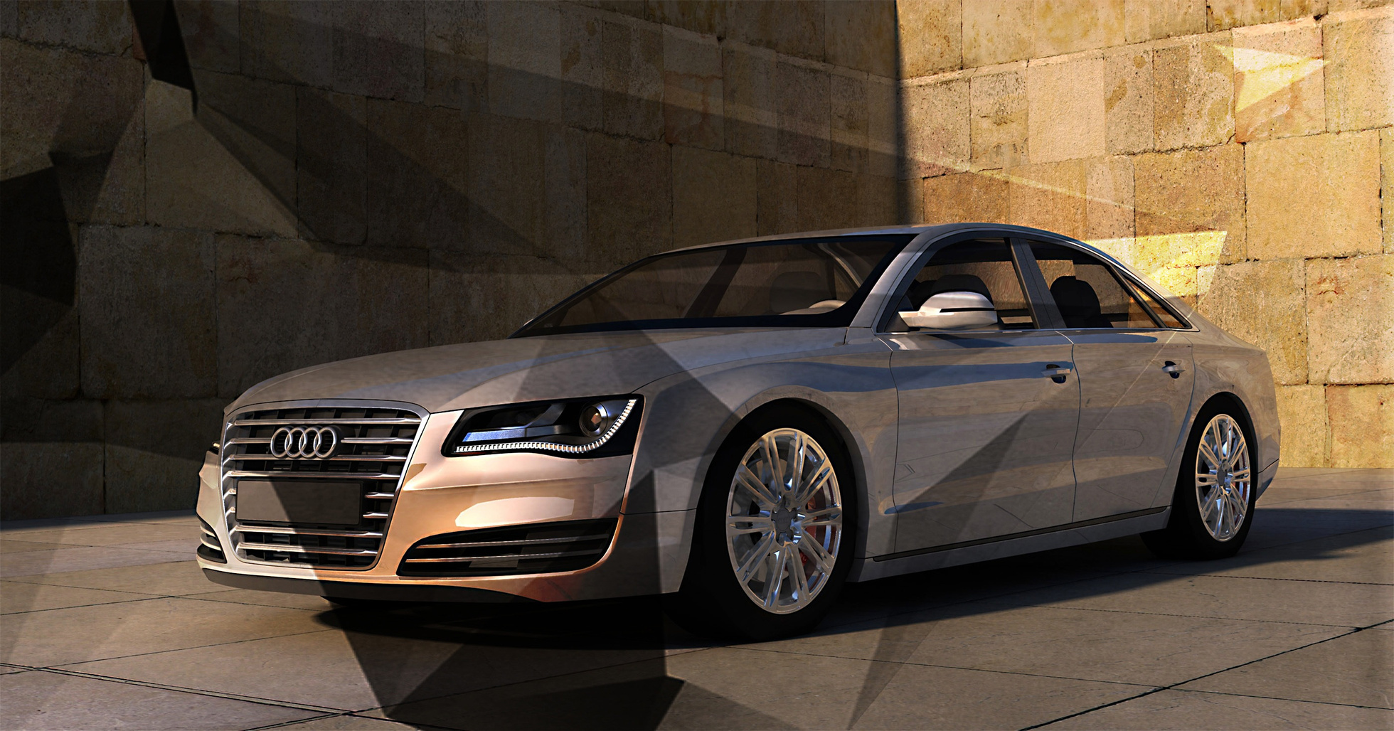 Gray Sports Car